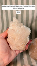 Peach Mangano Calcite from Bulgaria