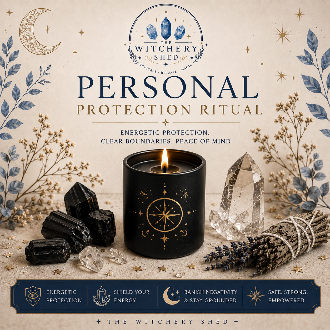 Personal Protection Ritual | Spiritual Energy Protection Ritual | Intention-Based Ritual Work |
