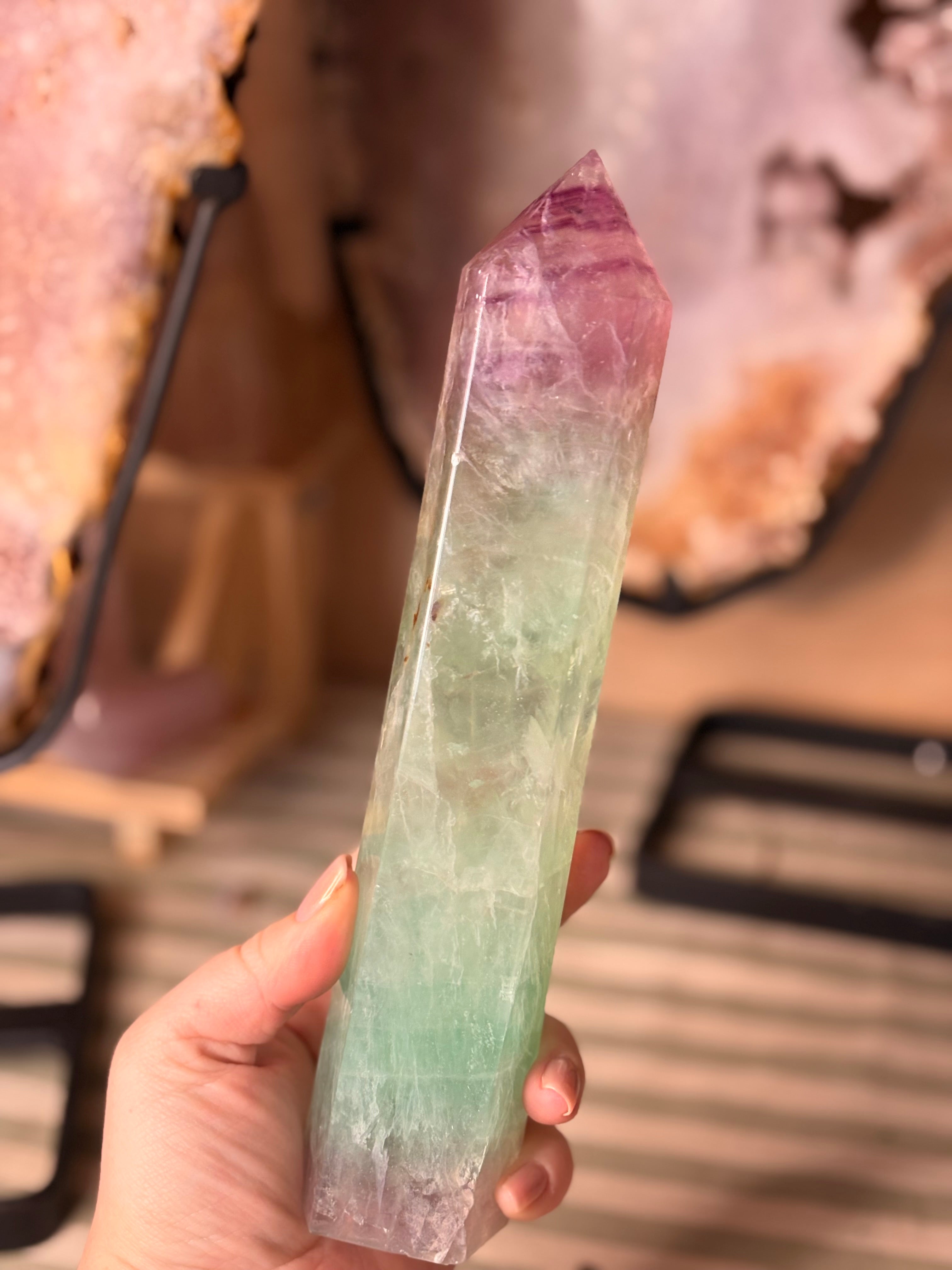 Fluorite tower