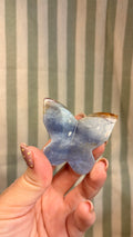 Purple chalcedony butterfly