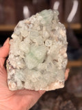 Indian Green Apophyllite with Stilbite