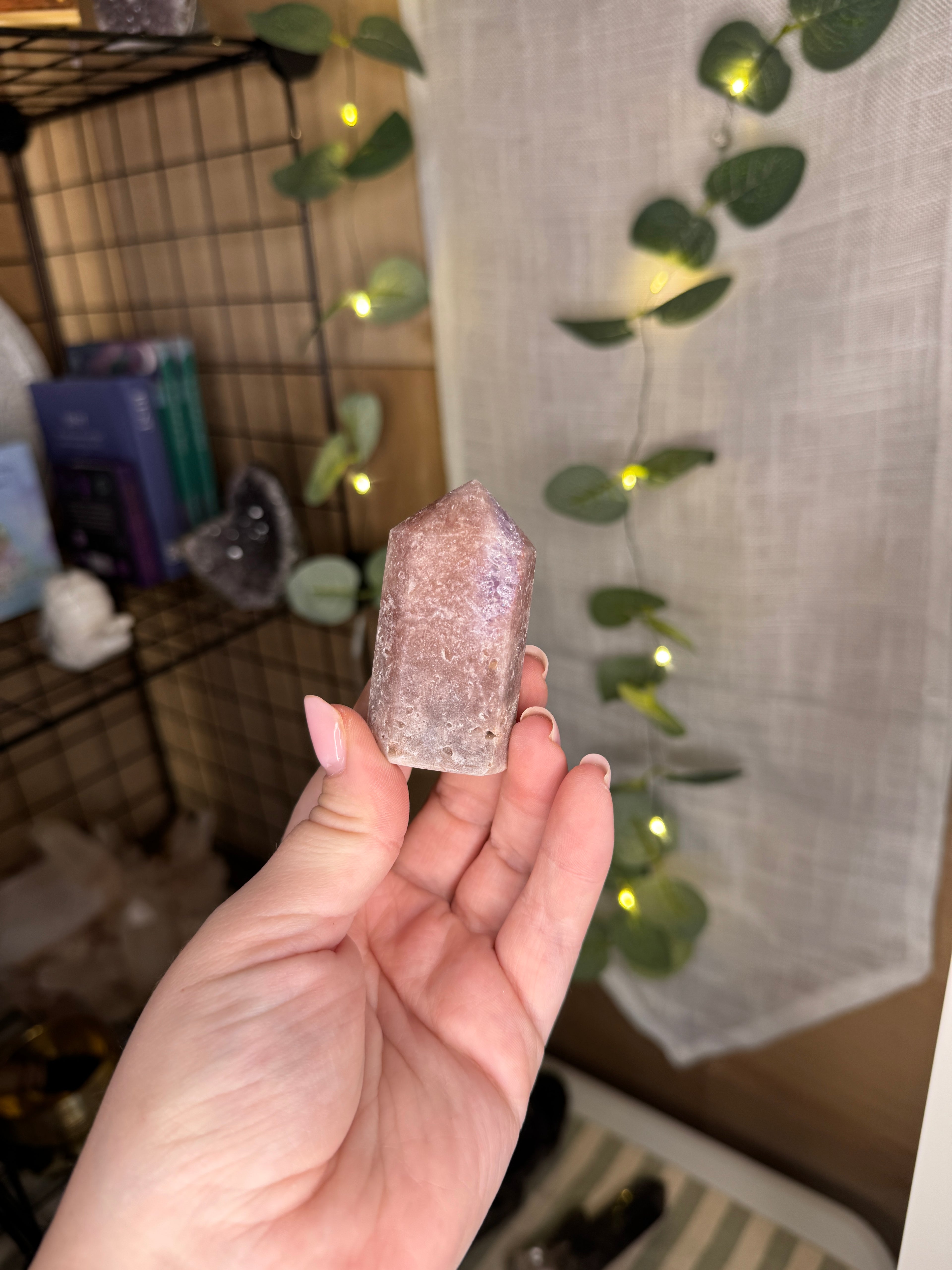 Pink amethyst tower 1