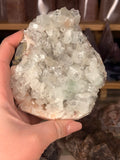Indian Green Apophyllite with Stilbite
