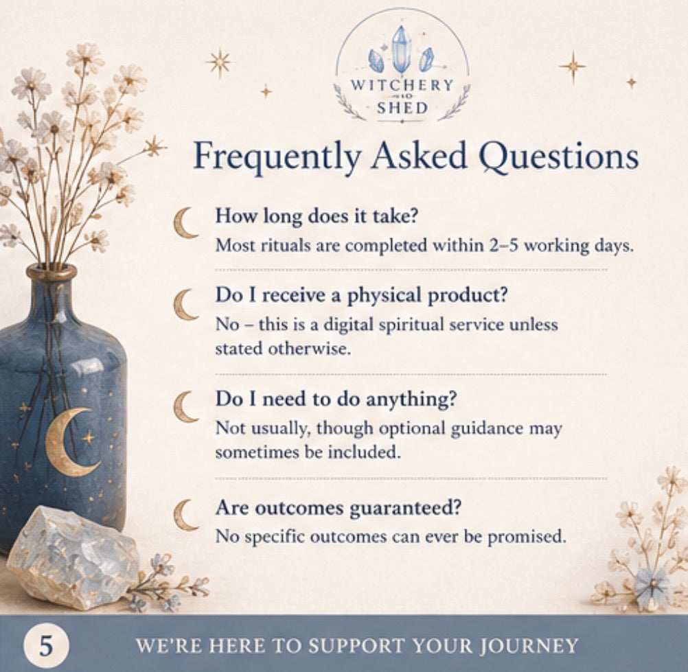 Custom Ritual Work | Personalised Spiritual Ritual | Intention-Based Energy Support |