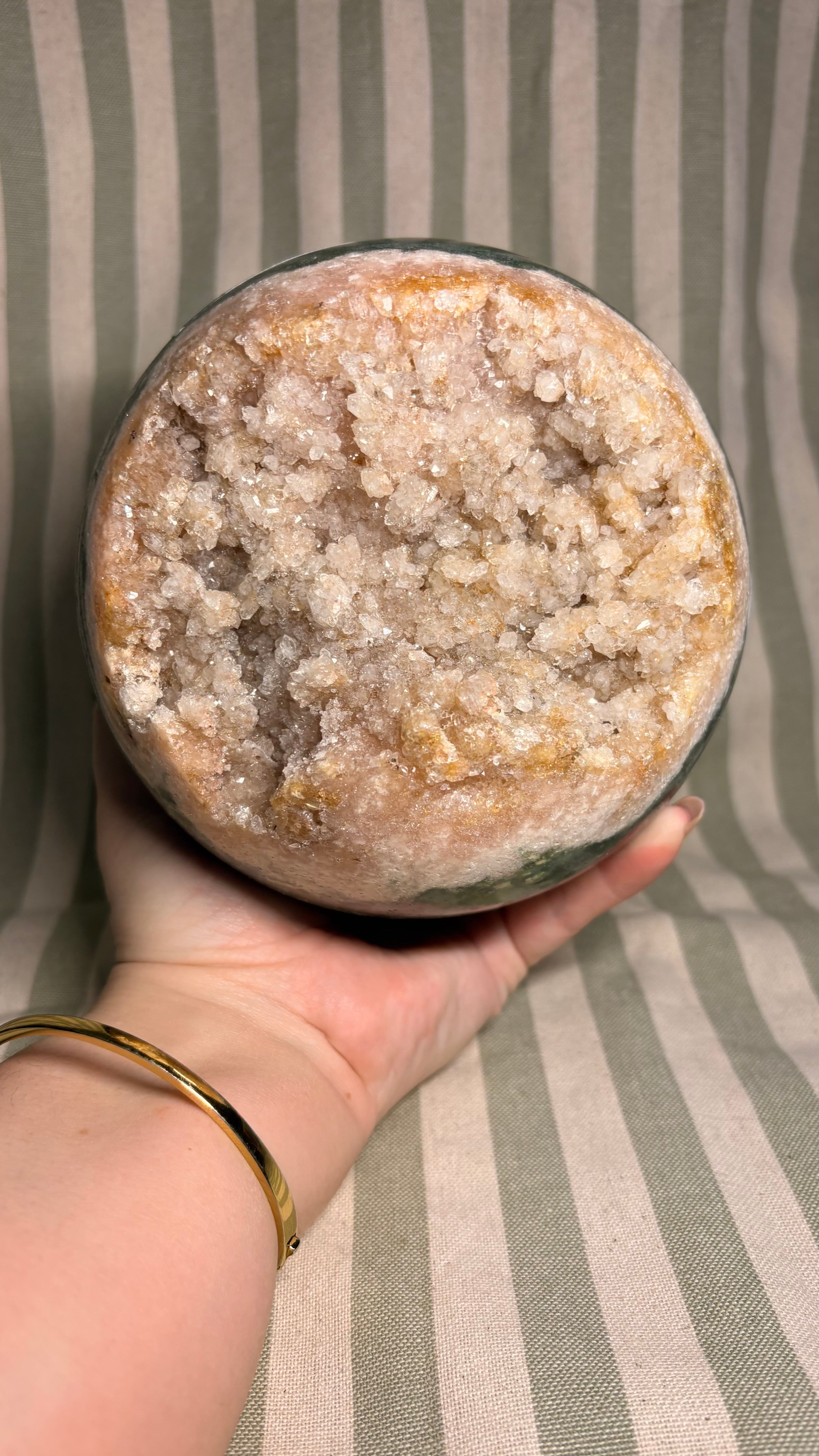 Huge pink amethyst sphere