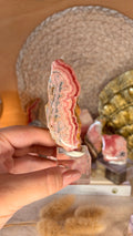 Private listing for Natalie star - Raw Rhodochrosite Slice Specimen - 47g