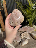 Pink amethyst slab
