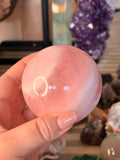Rose quartz sphere