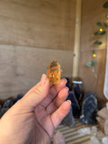 Natural citrine tower