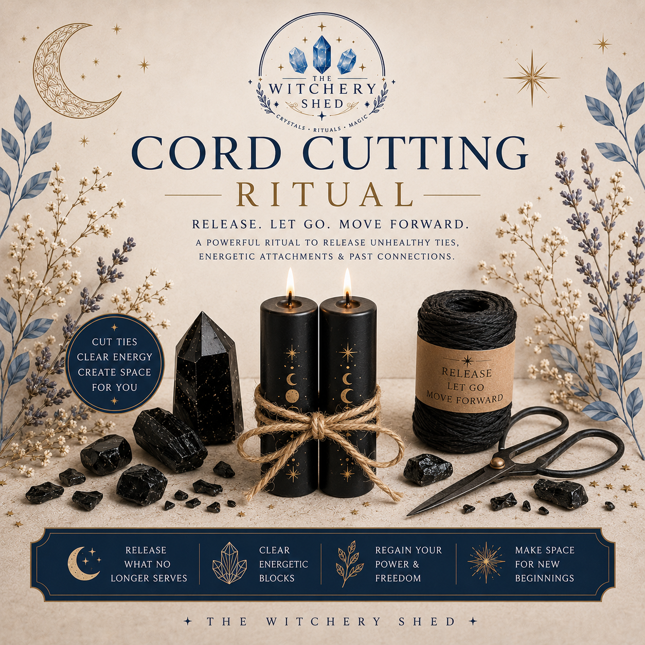 Cord Cutting Ritual | Spiritual Energy Release Ritual | Personalised Ritual Work |