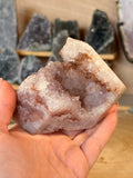 Pink amethyst free form