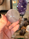 Lavender fluorite sphere