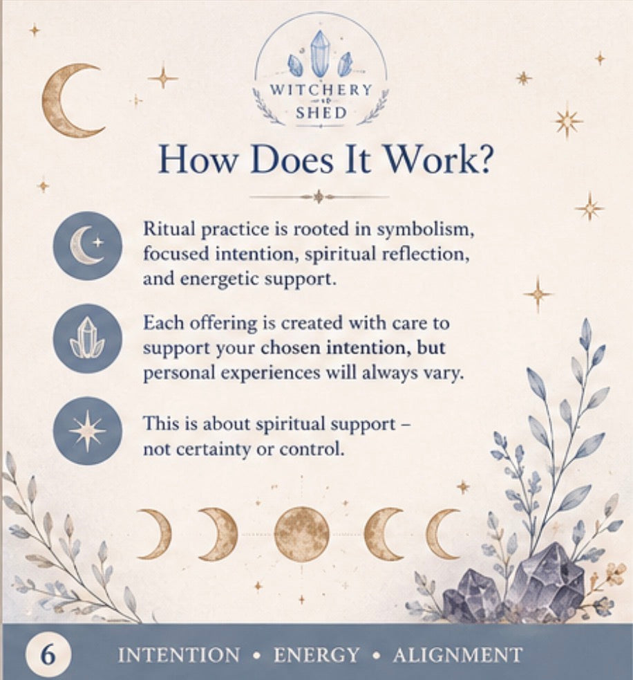 Custom Ritual Work | Personalised Spiritual Ritual | Intention-Based Energy Support |