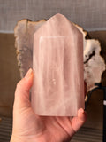 Rose quartz tower