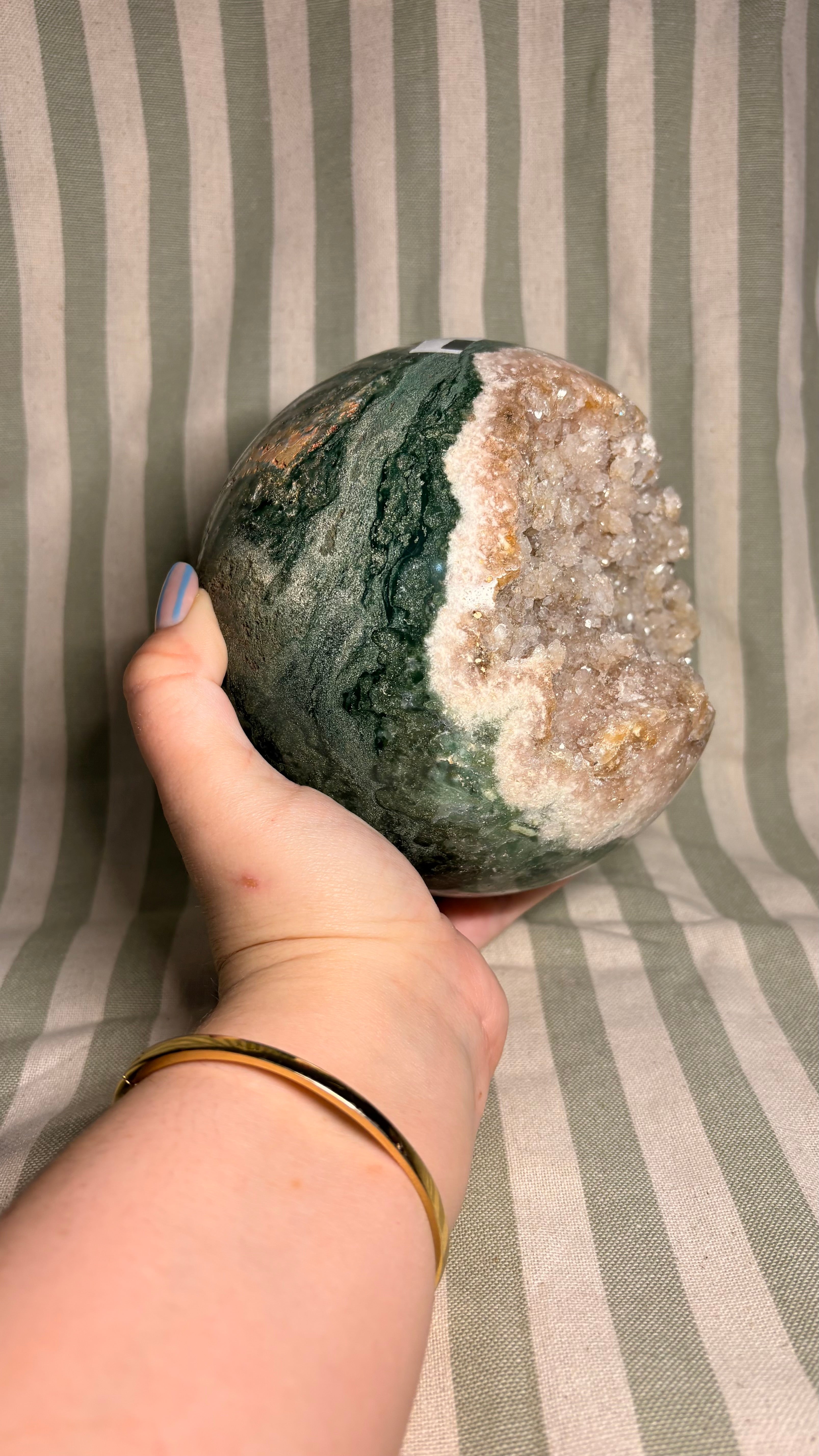 Huge pink amethyst sphere