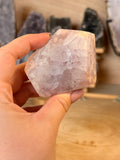 Pink amethyst free form