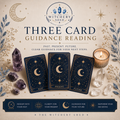 Three Card Tarot Reading | Personal Tarot Guidance | Online Spiritual Reading |