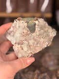 Apophyllite on matrix from India