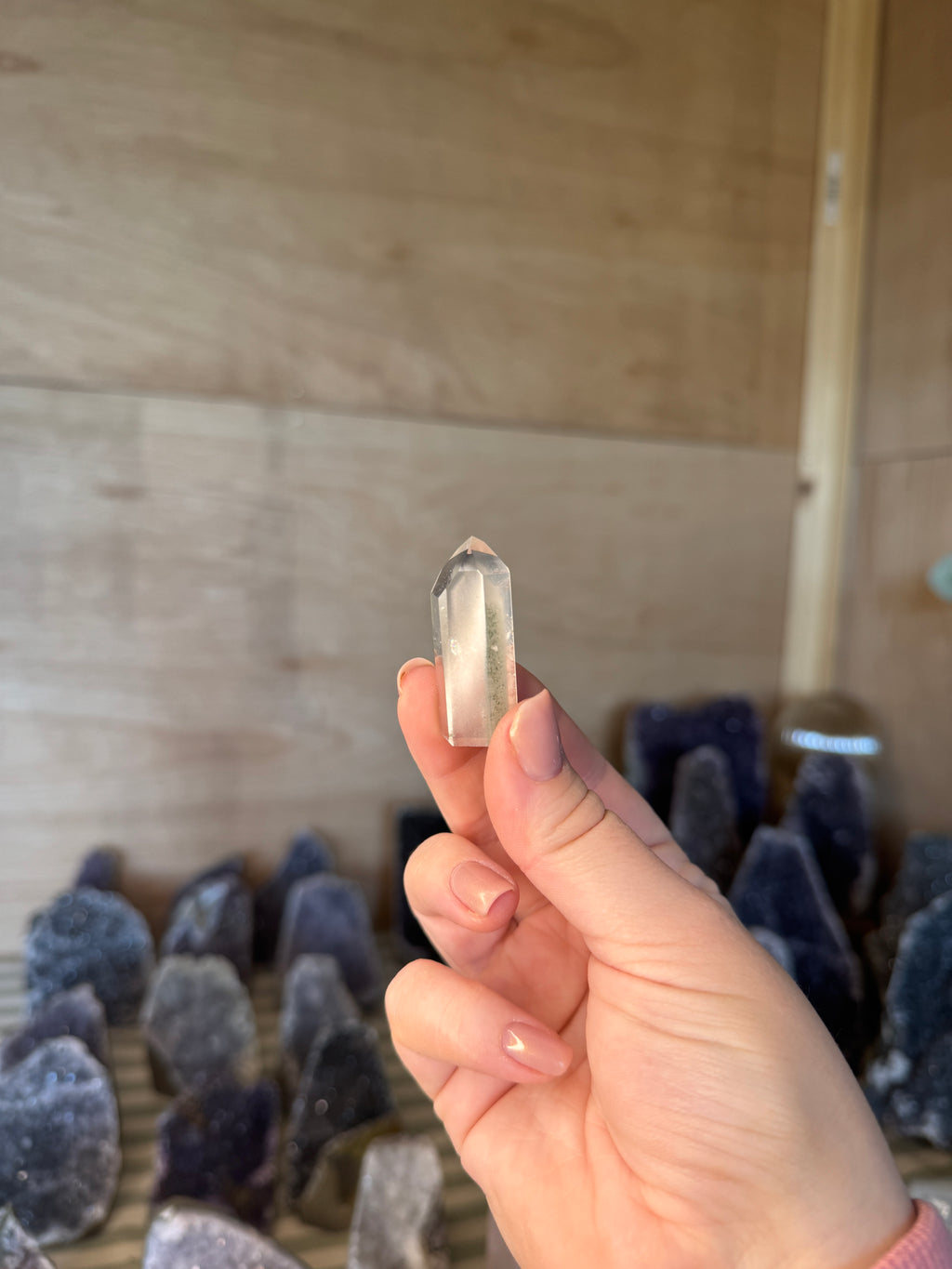 Phantom quartz points