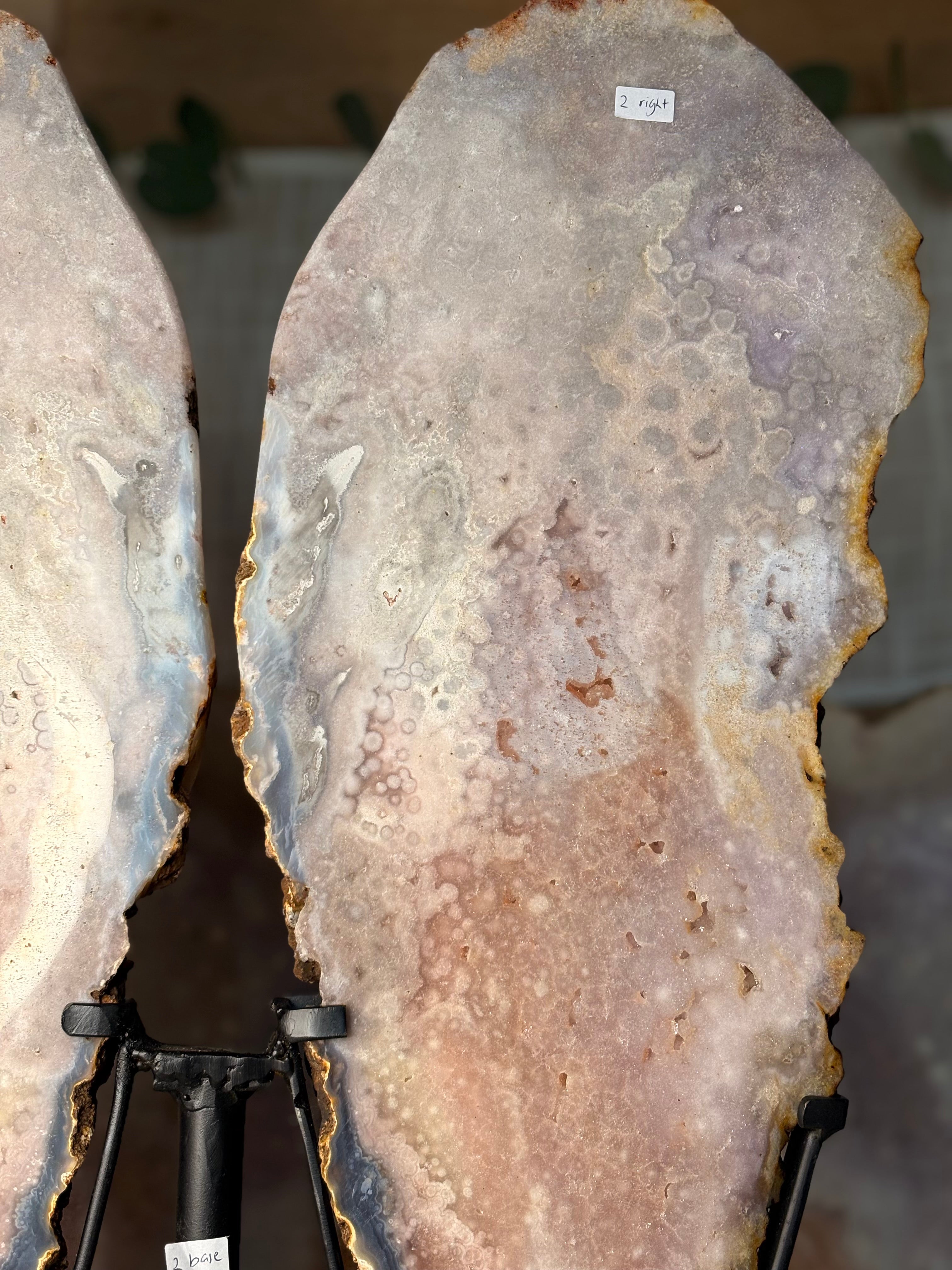 Pink amethyst wings