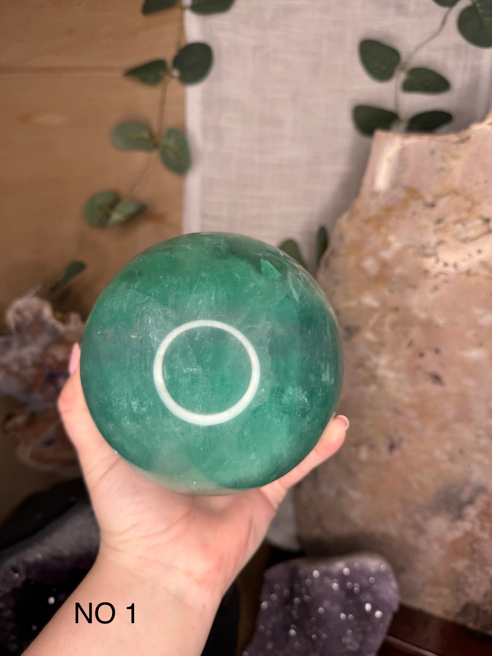 Fluorite sphere 1