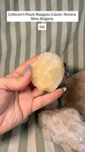 Peach Mangano Calcite from Bulgaria