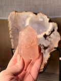 Rose quartz tower