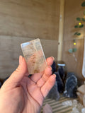 Included garden quartz slice