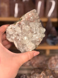 Apophyllite on matrix from India