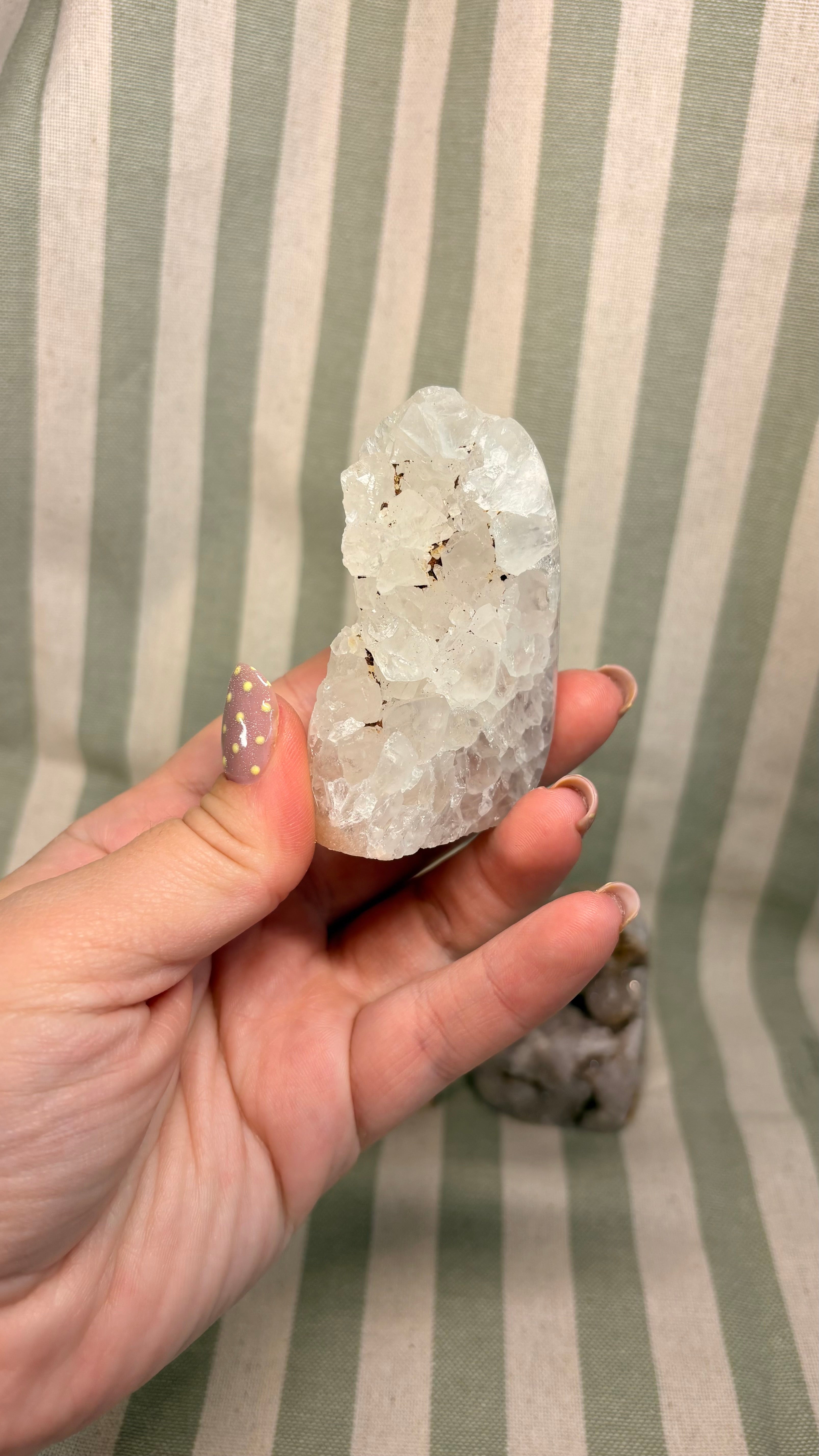 Pink amethyst free from