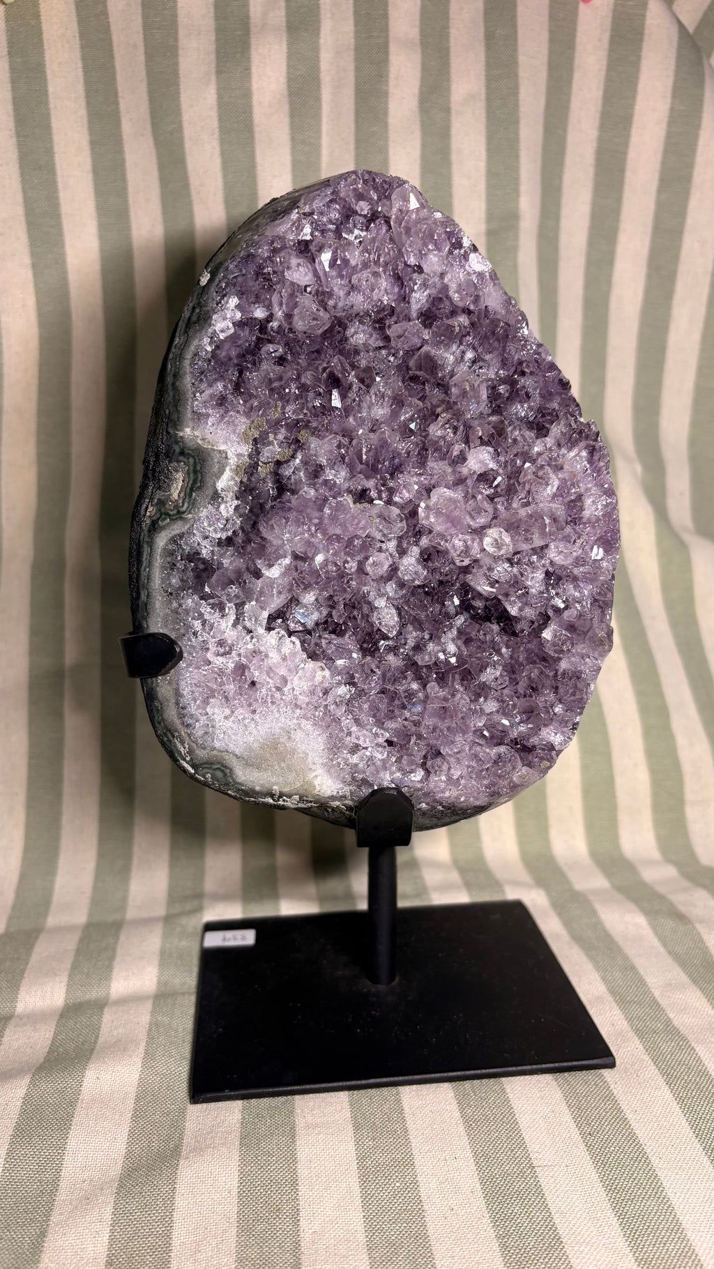 Amethyst on stand