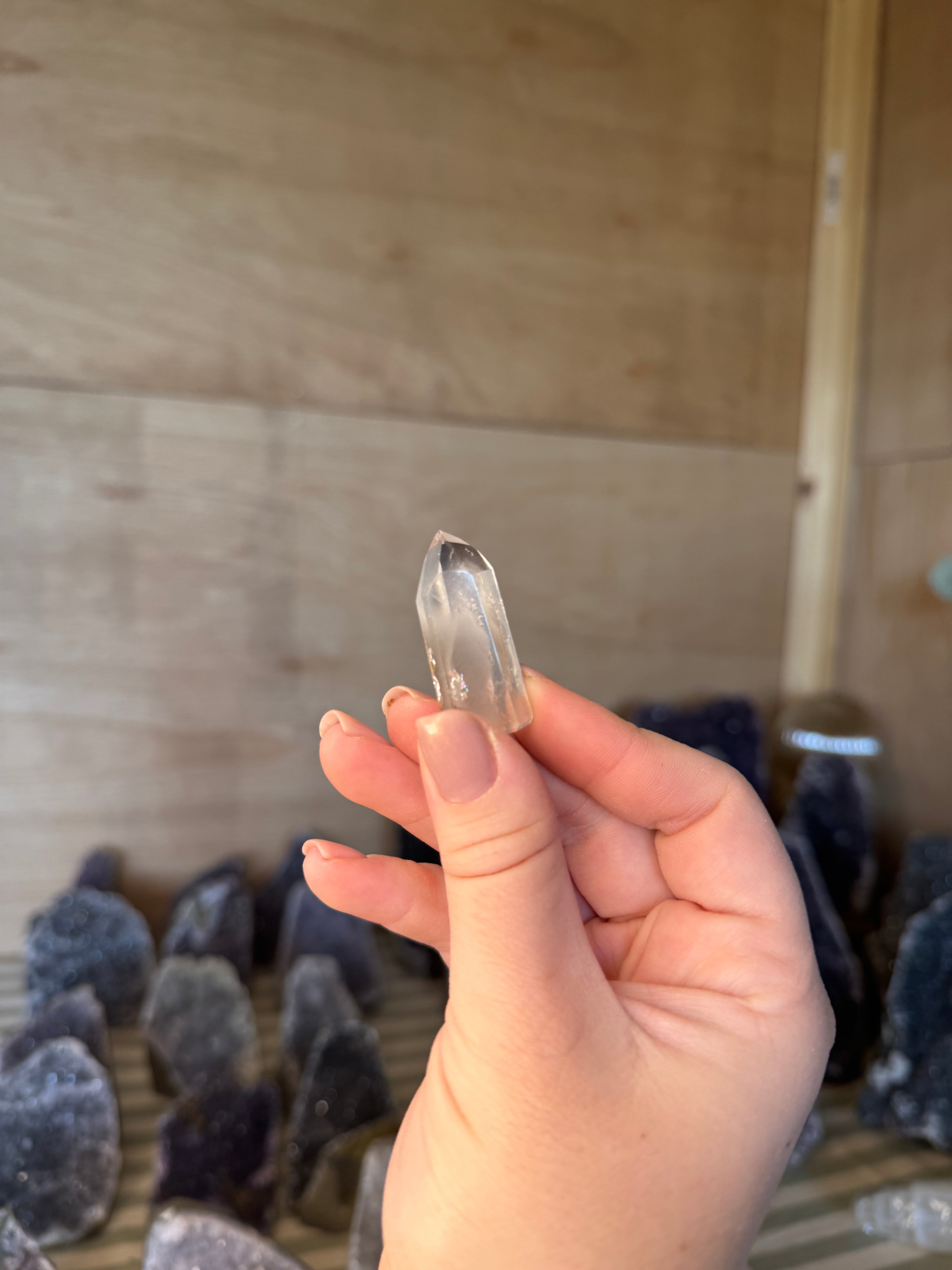 Phantom quartz points
