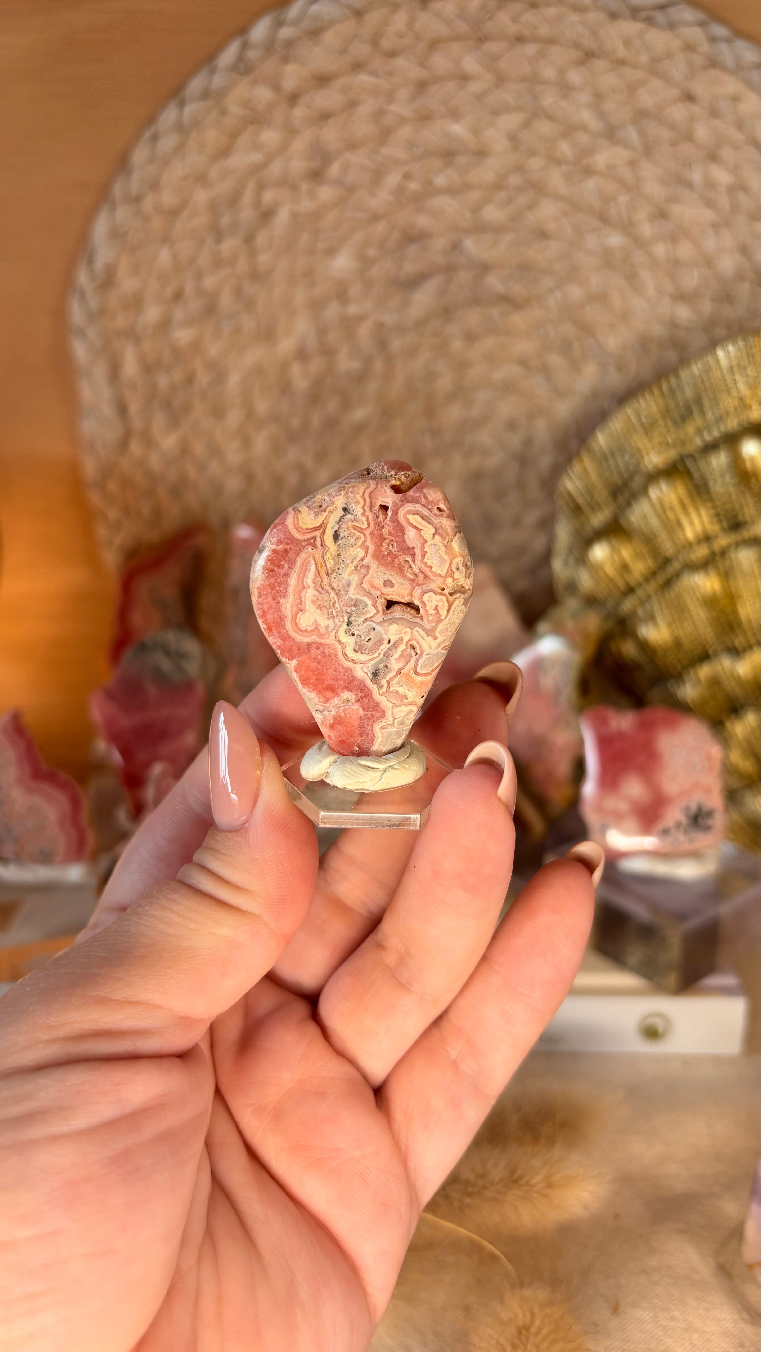 Rhodochrosite Slice