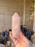 Rose quartz tower