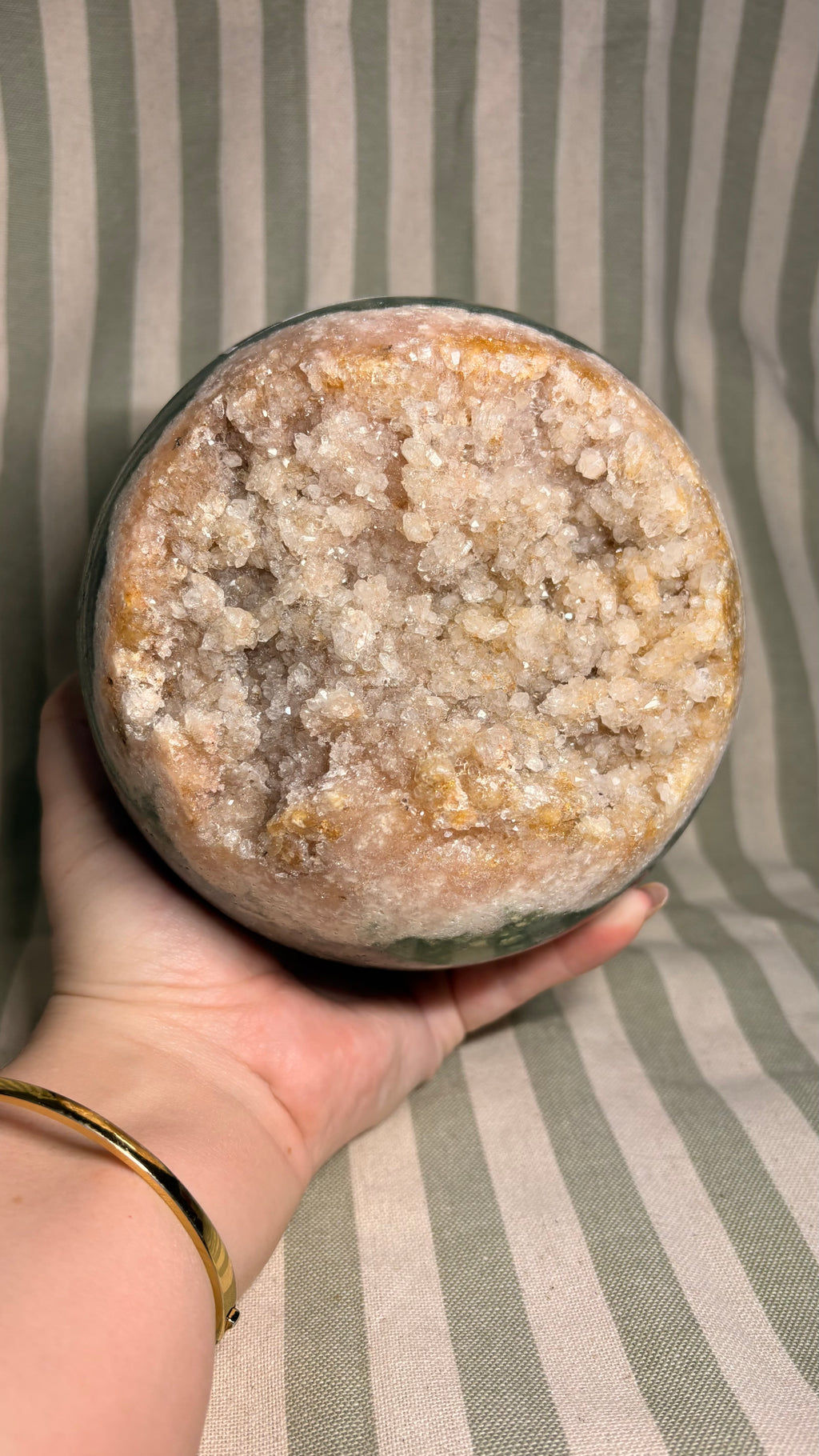 Huge pink amethyst sphere