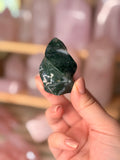 Moss agate flame