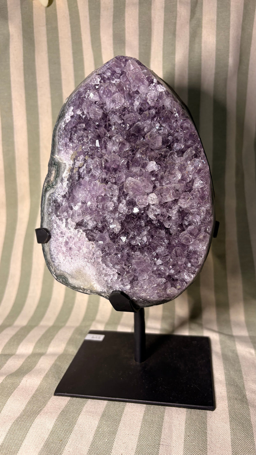 Amethyst on stand