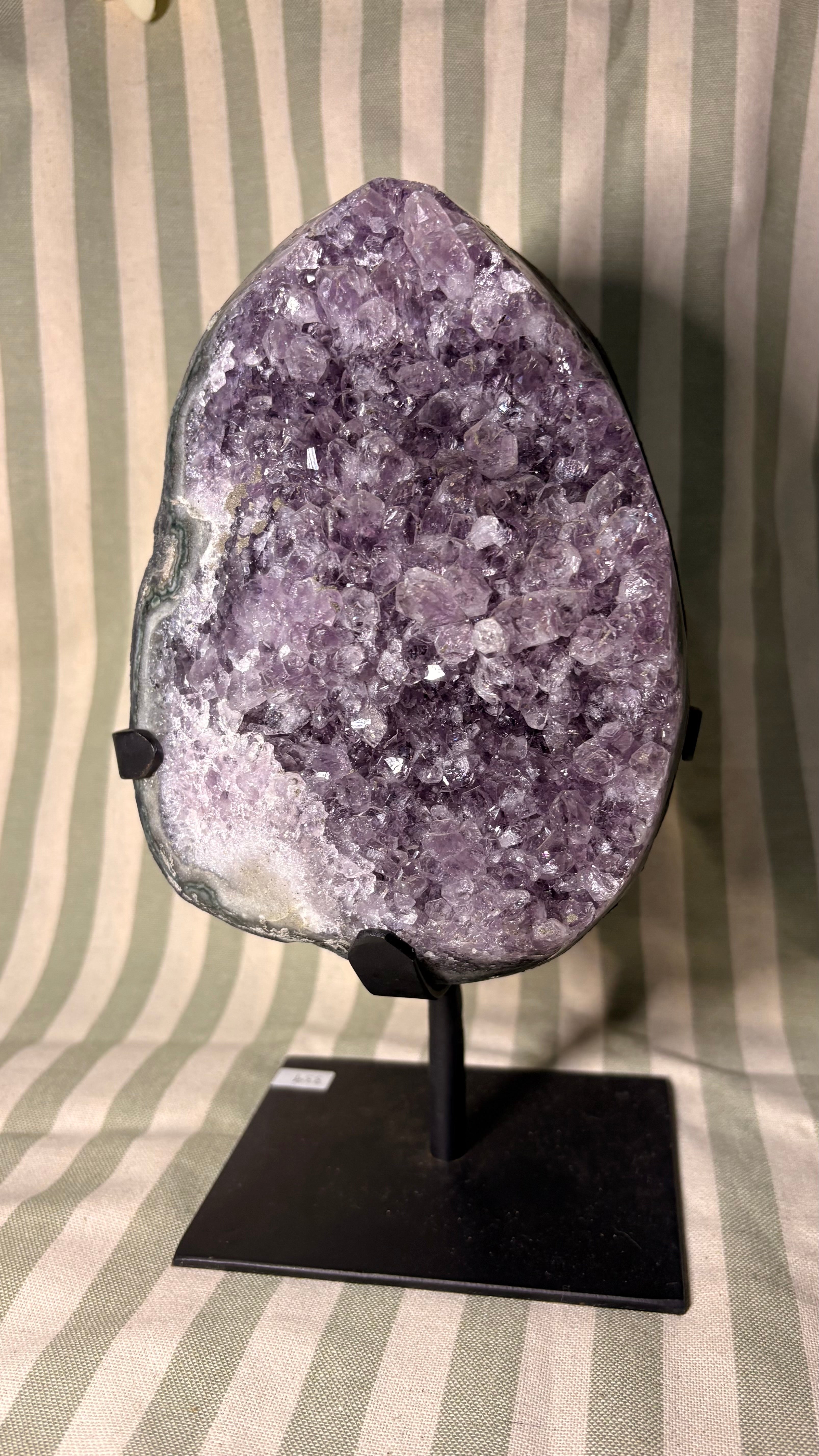 Amethyst on stand