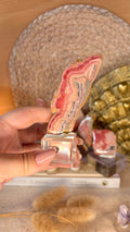 Raw Rhodochrosite Slice Specimen - 51g