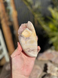 Pink amethyst slab